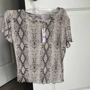 Garage snake skin shirt
